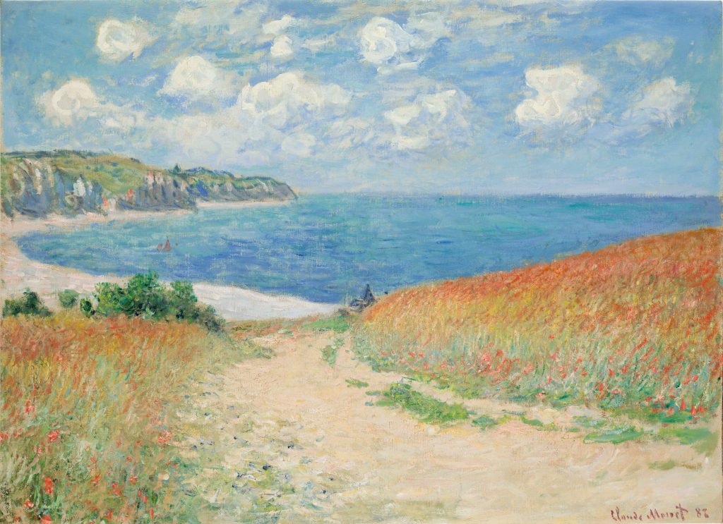 Path through the Corn at Pourville Claude Monet